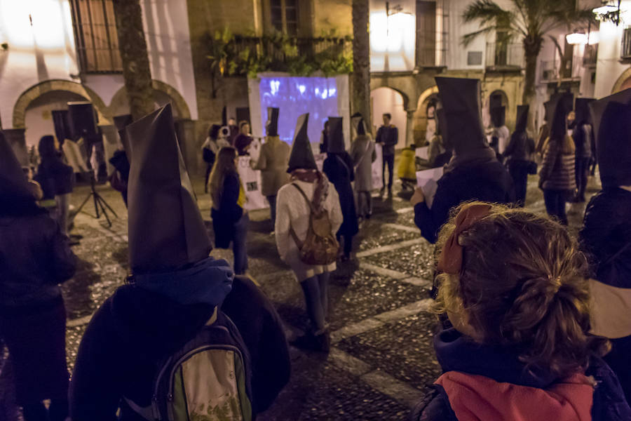 Una de las acciones de Zafra Violeta 