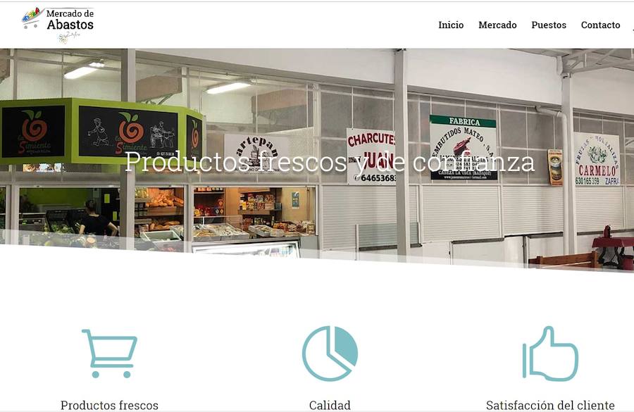Inicio de la Web 