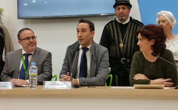 La intervención del alcalde de Zalamea, Miguel Ángel Fuentes 