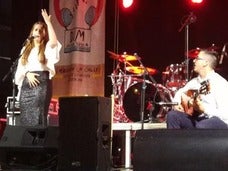 La actuación flamenca de María Metidieri'en 2018. :: 
