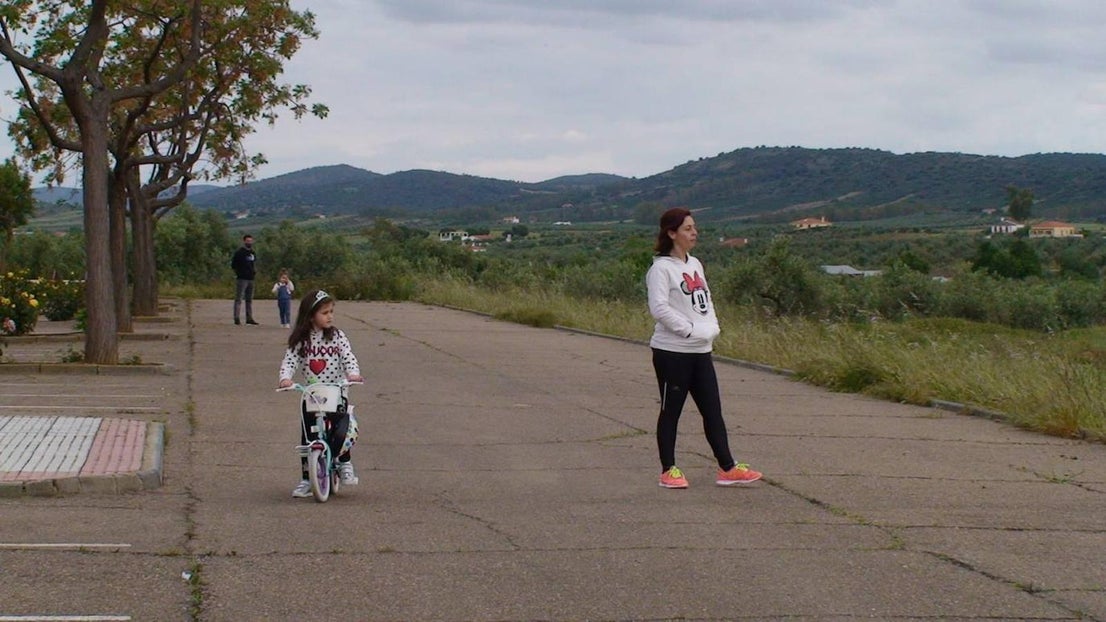 Paseo con su bicicleta