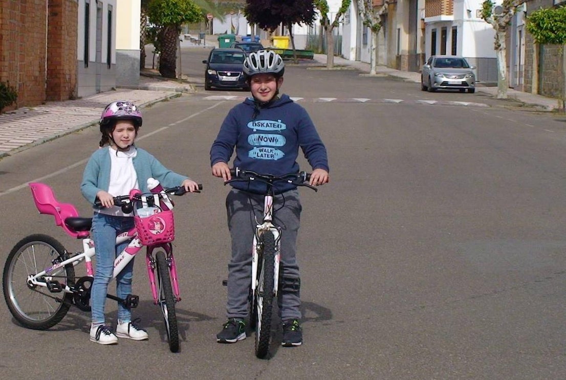 Primera salida en bicicleta