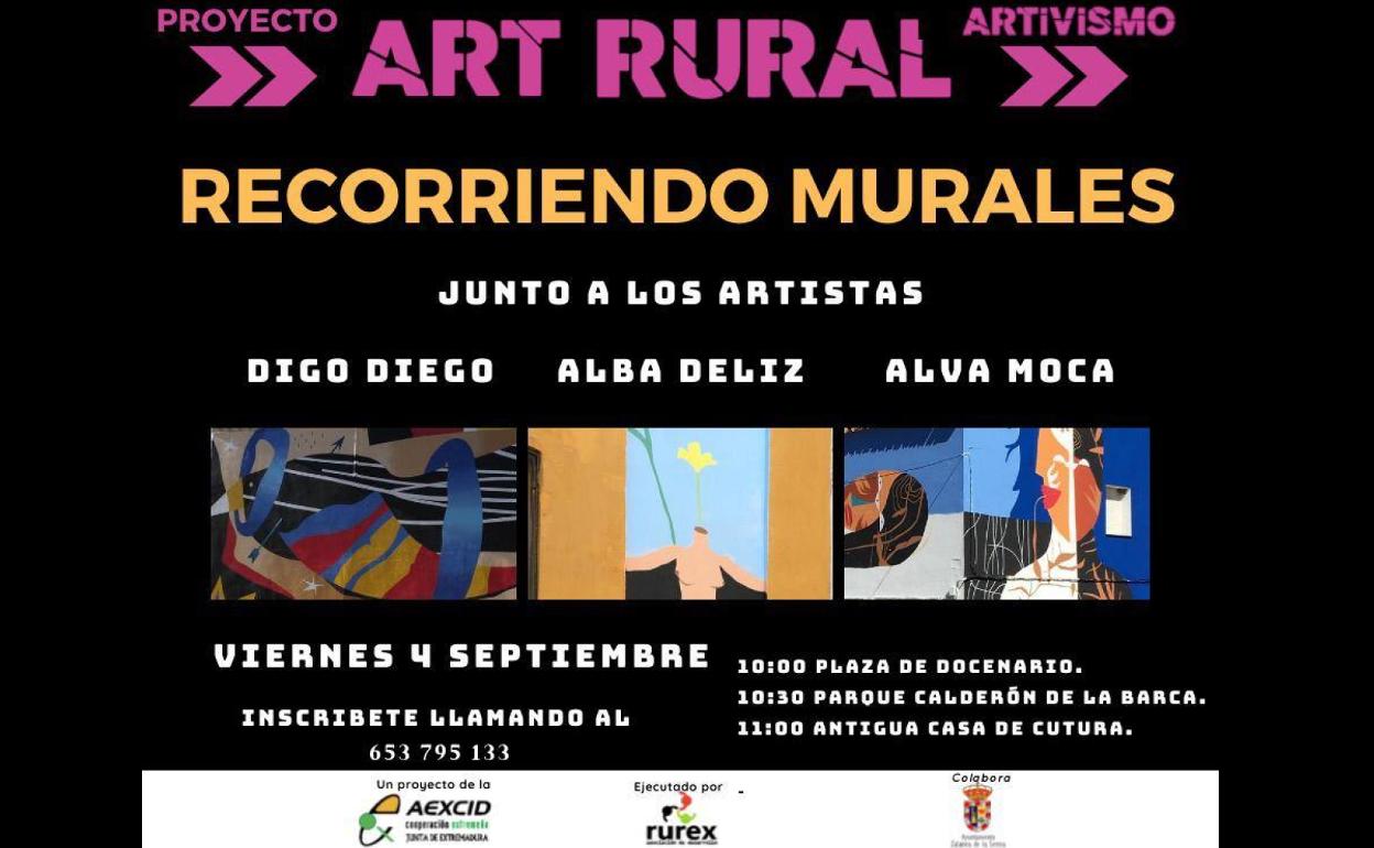 El proyecto 'Art Rural' presenta los trabajos de los tres artistas de la residencia