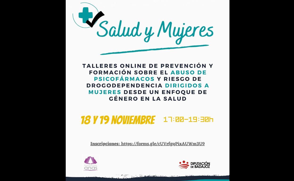 La Mancomunidad informa de la celebración de talleres de prevención y formación sobre el abuso de psicofármacos y riesgo de drogodependencia dirigidos a mujeres