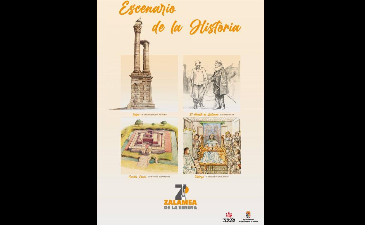 Cartel promicional 'Zalamea, escenario de la historia' 