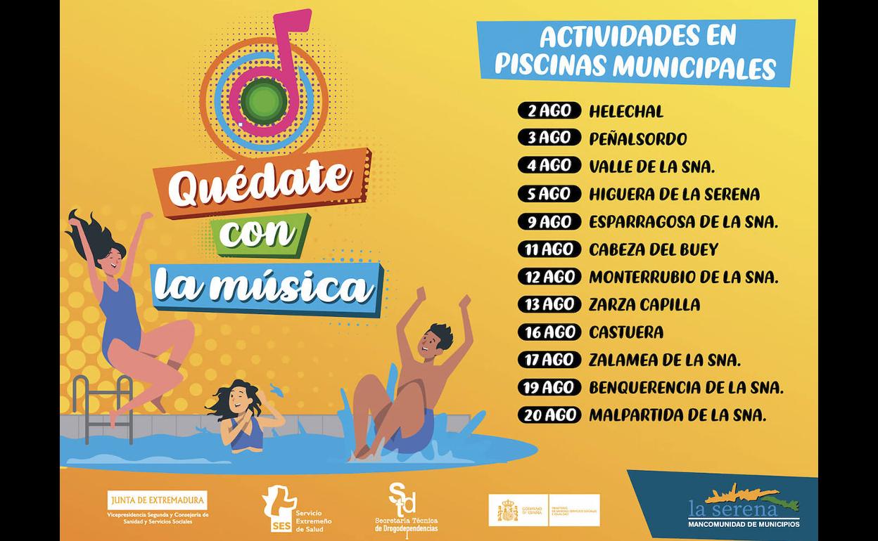 El programa 'Quédate con la Música' de la Mancomunidad de La Serena llega a Zalamea el 17 de agosto