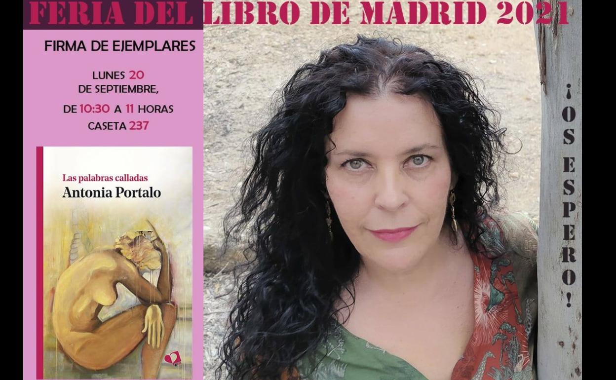 La escritora extremeña Antonia Portalo estará en la Feria del Libro de Madrid