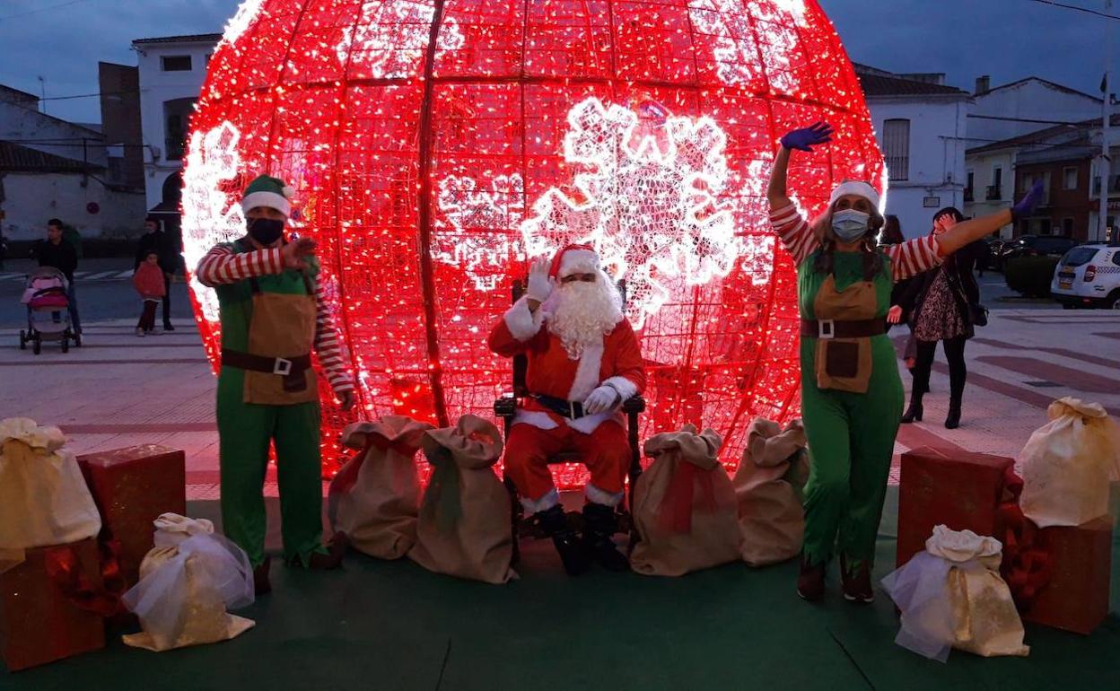 Visita de Papá Noel el pasado año 