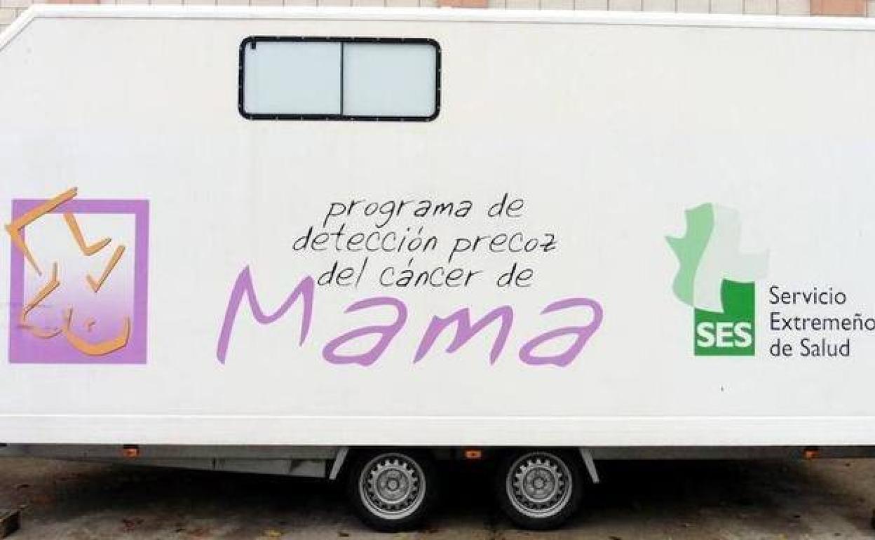 La Unidad Móvil del Programa de Detección Precoz de Cáncer de Mama estará en Zalamea del 31 de enero al 4 de febrero
