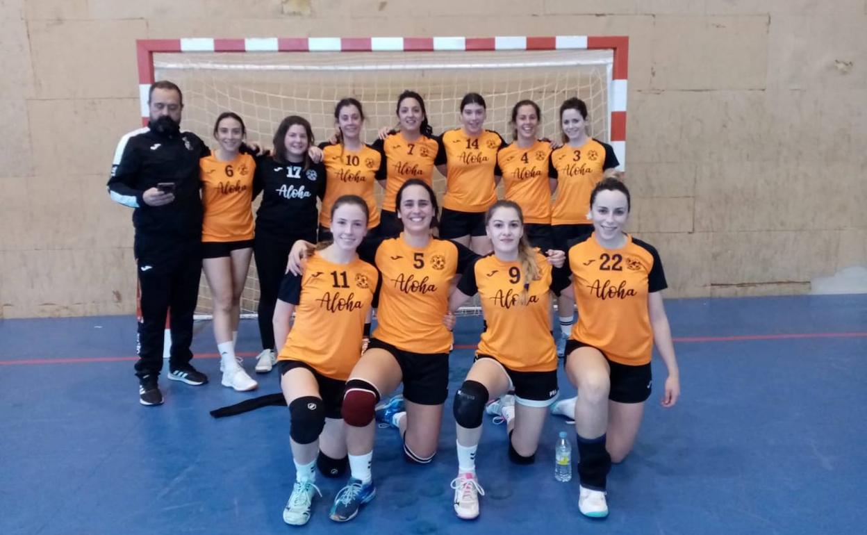 Foto de equipo del pasado sábado ante la UB Pacense 