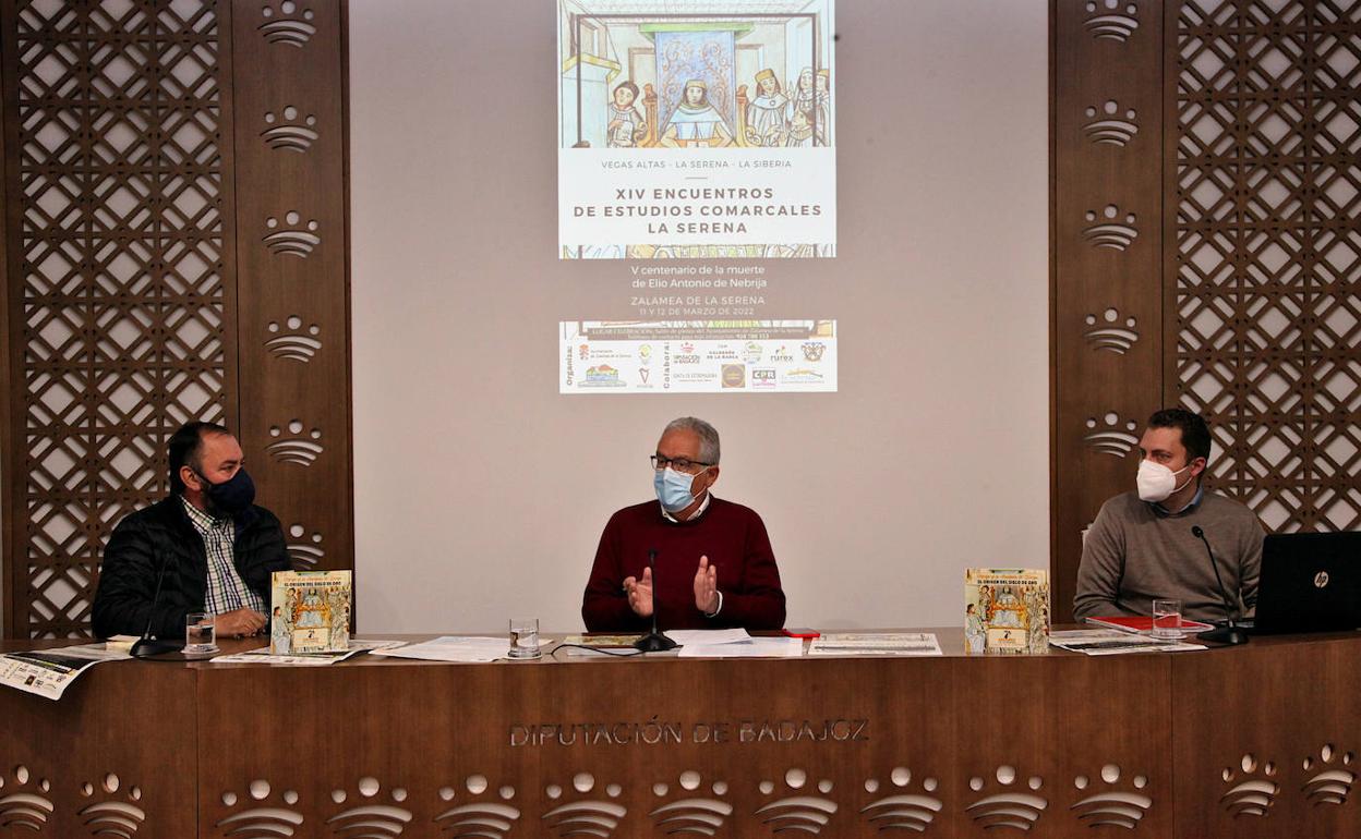 Presentación de los 'XIV Encuentros de estudios comarcales de la Serena' en la Diputación 