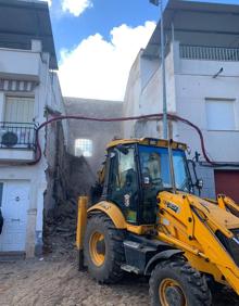 Imagen secundaria 2 - Se descubre un nuevo tramo del lienzo de la muralla del Castillo