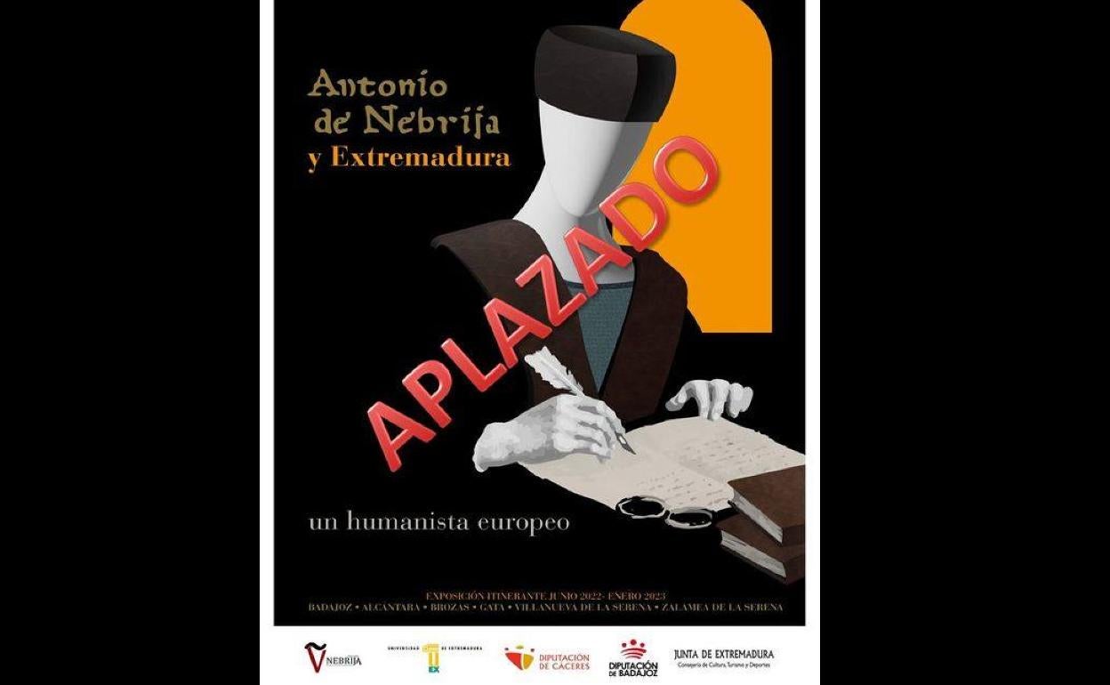 Aplazada la exposición 'Antonio de Nebrija y Extremadura. Un humanista europeo'