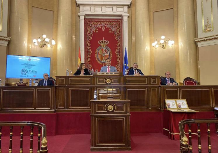 Imagen principal - Zalamea estuvo presente en la jornada cultural &#039;Elio Antonio de Nebrija: puente de unión territorial y cultural de España, Europa e Iberoamérica&#039;