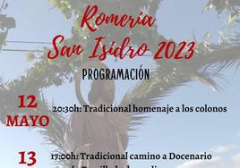 Publicada la programación de la Romería de San Isidro 2023