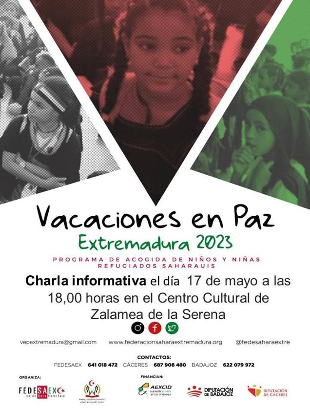 Charla informativa sobre 'Vacaciones en Paz'