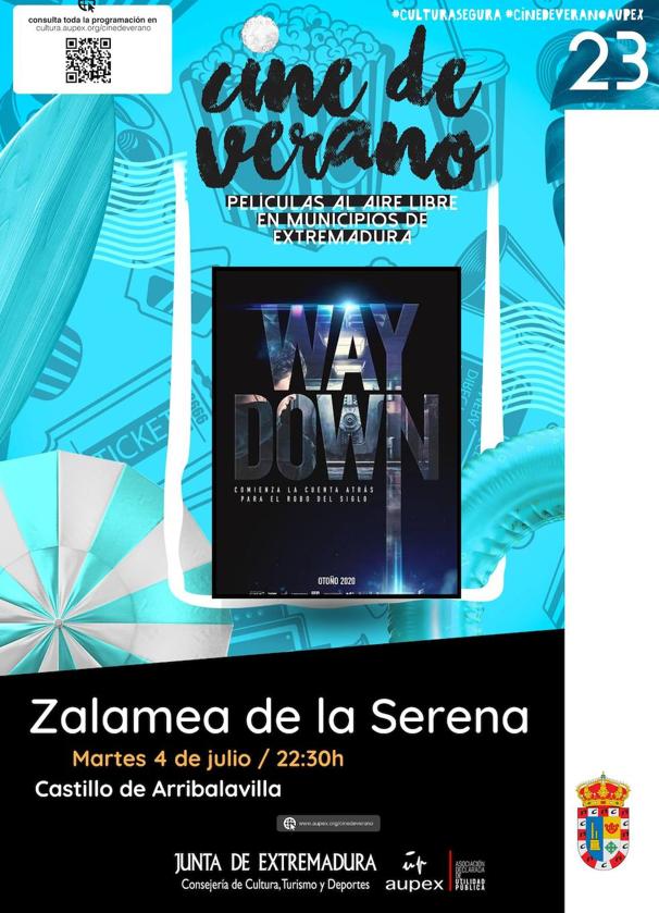 El Cine de Verano lleva a Zalamea de la Serena 'Way Down'