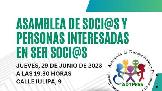 Adypres Zalamea convoca una Asamblea de Socios