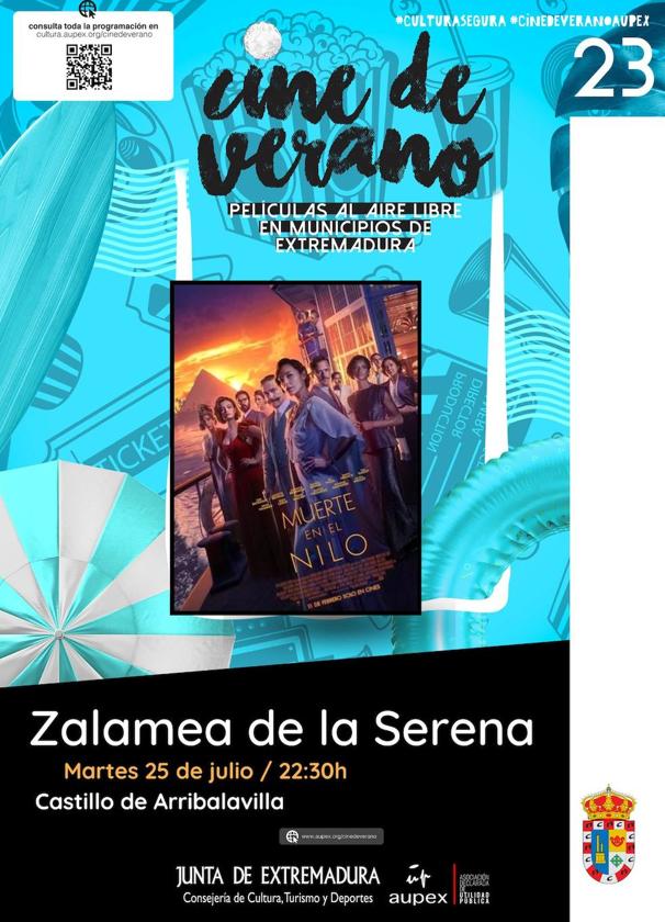'Muerte en el Nilo' pone fin al programa de Cine de Verano de AUPEX