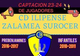 El CD Ilipense abre el plazo de inscripción para sus categorías inferiores