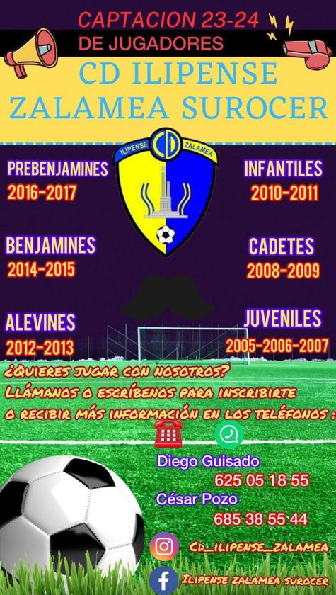 El CD Ilipense abre el plazo de inscripción para sus categorías inferiores