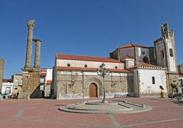 Vista parcial de la Plaza de la Constitución.