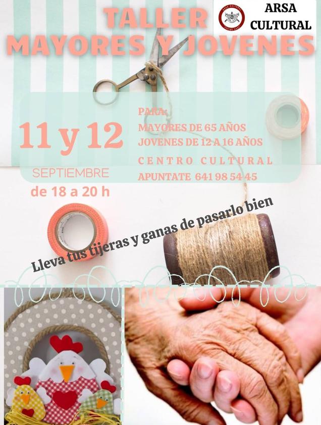 Costura para mayores y jóvenes en el Centro Cultural