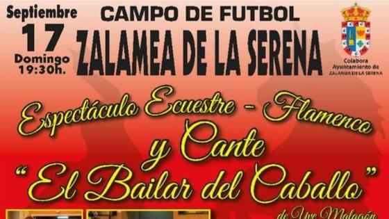 Llega a Zalamea 'El bailar del caballo', un espectáculo ecuestre-flamenco