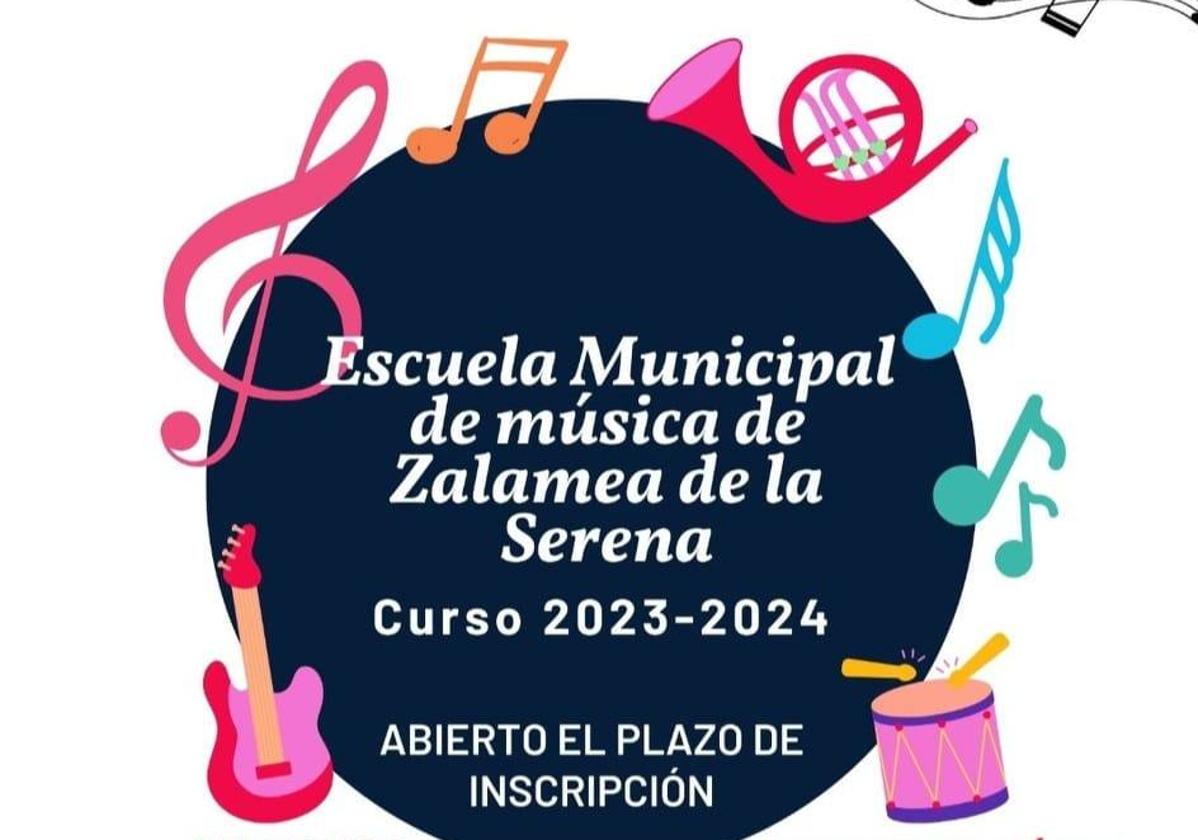 Abiertas las inscripciones para la Escuela Municipal de Música de Zalamea