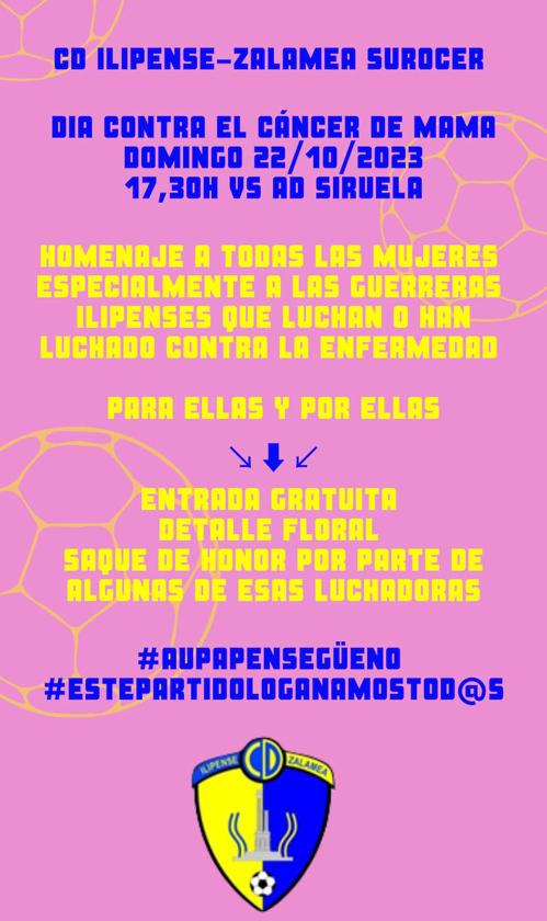 El CD Ilipense recibe al Siruela para la sexta jornada