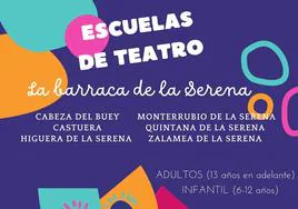 Inscripciones para la Escuela de Teatro 'La Barraca de la Serena'