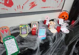 Algunas de las creaciones terroríficas.