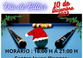 El Centro Joven ilipense organiza el Día del Billar