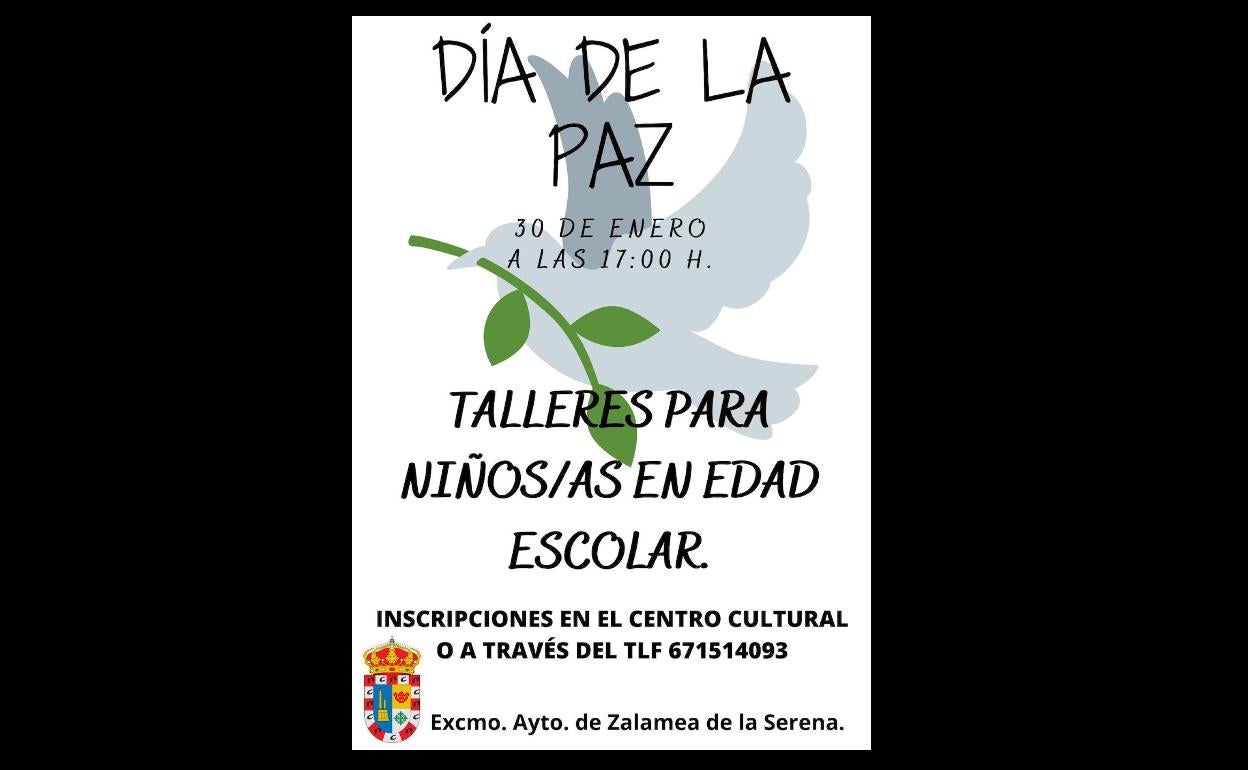 Zalamea celebrará el Día de la Paz con talleres infantiles