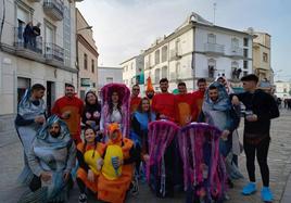 Uno de los grupos participantes en el desfile de Carnaval del pasado año.