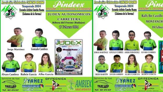 Varios deportistas de la AC Cancho Roano participarán en los Judex de Ribera del Fresno y el XCO Castillo de Montánchez