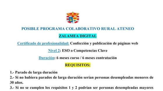 Primeros pasos para un nuevo Programa Colaborativo Rural Ateneo