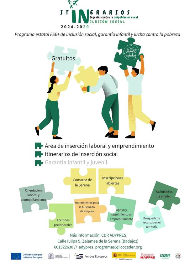 'Itinerarios Integrales contra la Despoblación Rural e Inclusión Social'