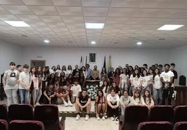 Recepción en el Salón de Plenos.