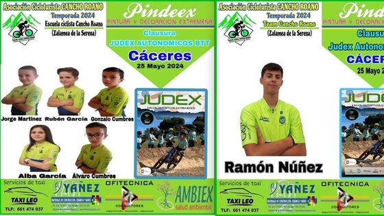 La AC Cancho Roano estará en la clausura de los BTT en Cáceres