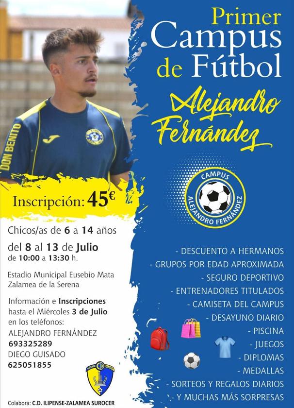 Primer Campus de Fútbol Alejandro Fernández