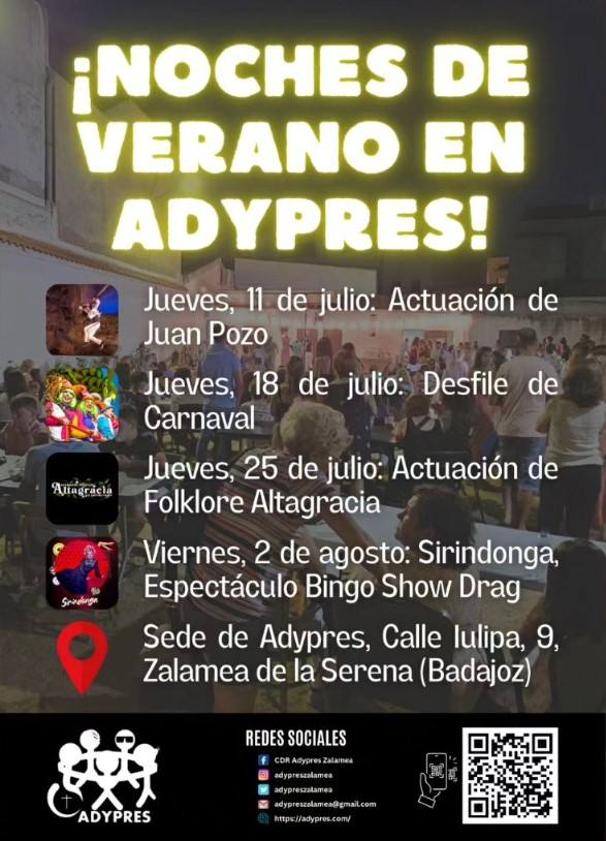 Imagen principal - Vuelven las Noches de Verano de Adypress