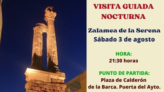 Una visita guiada nocturna para descubrir Zalamea de la Serena