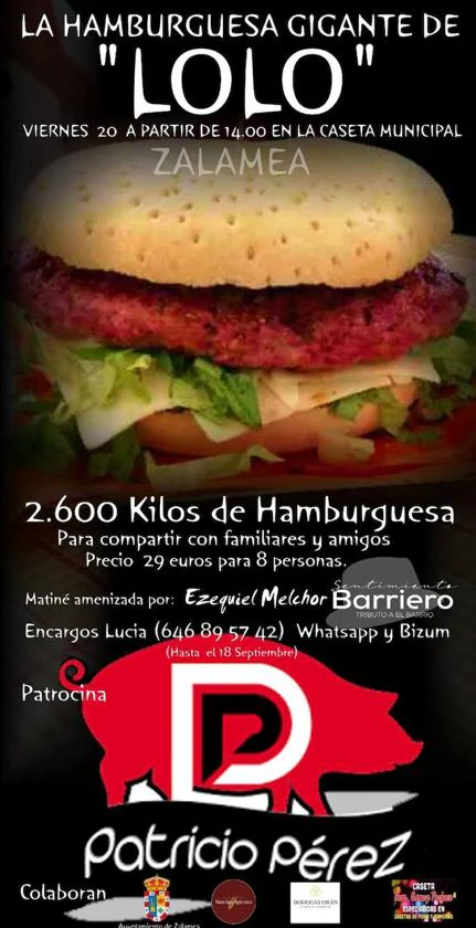 Vuelve el reto de la hamburguesa gigante