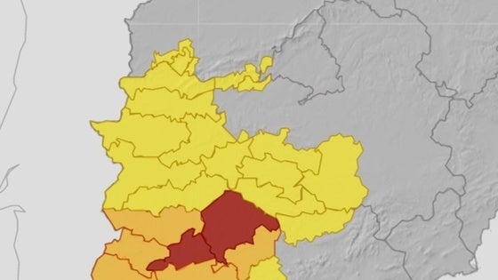 La AEMET activa avisos en toda Extremadura por una nueva Borrasca