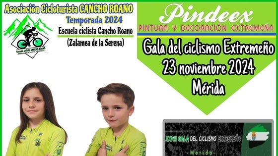 2 ciclistas ilipenses entre los galardonados en la Gala del Ciclismo Extremeño