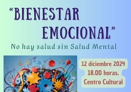 El Centro Cultural acogerá un taller de 'Bienestar Emocional'