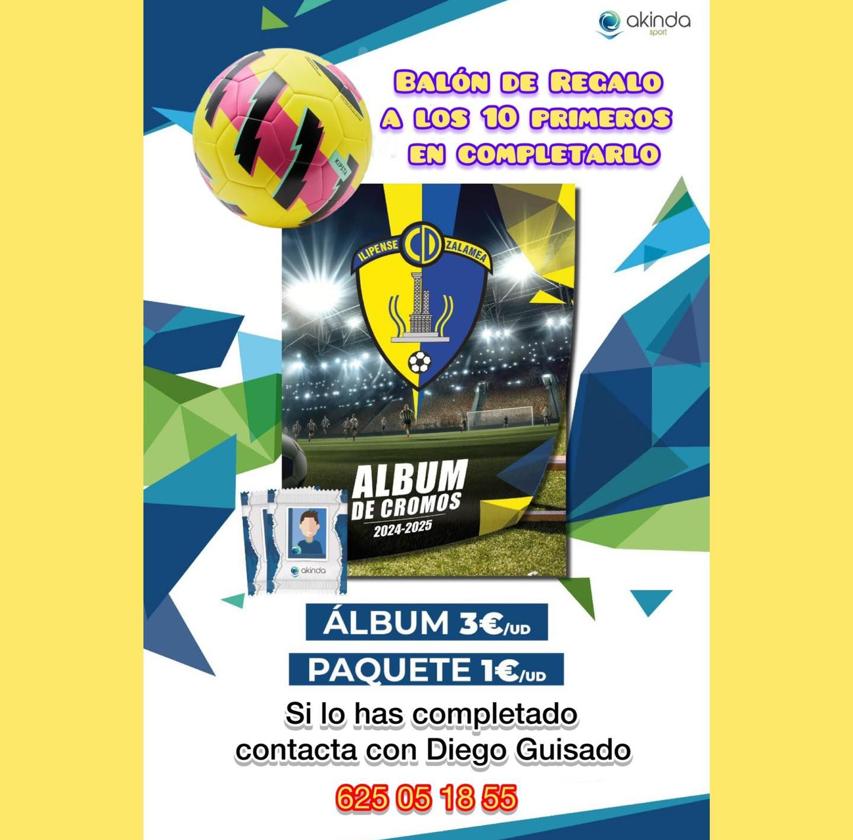 Los primeros en completar el álbum del CD Ilipense recibirán un regalo