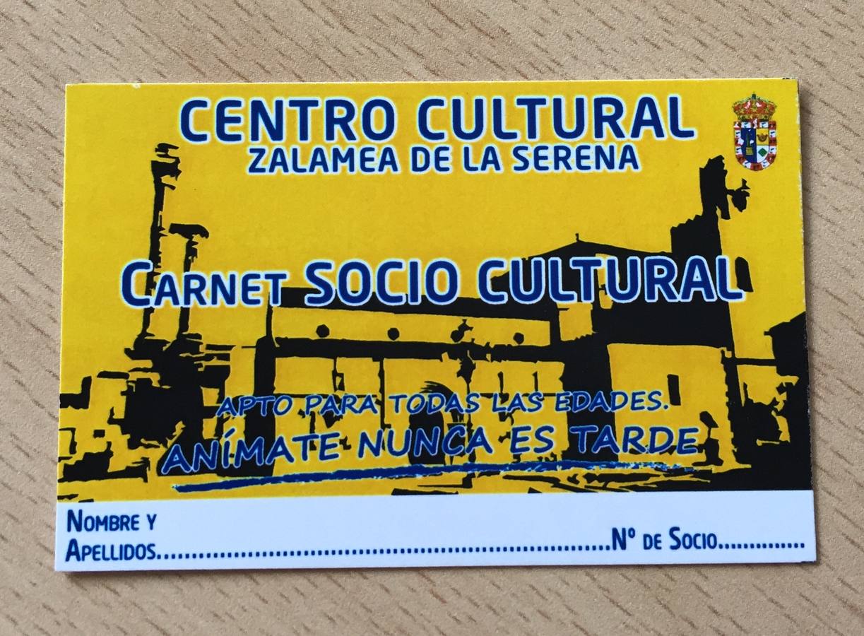 Carnet de socio del Centro Cultural