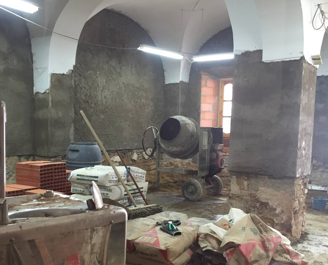 Las obras de la planta baja del consitorio M.F.